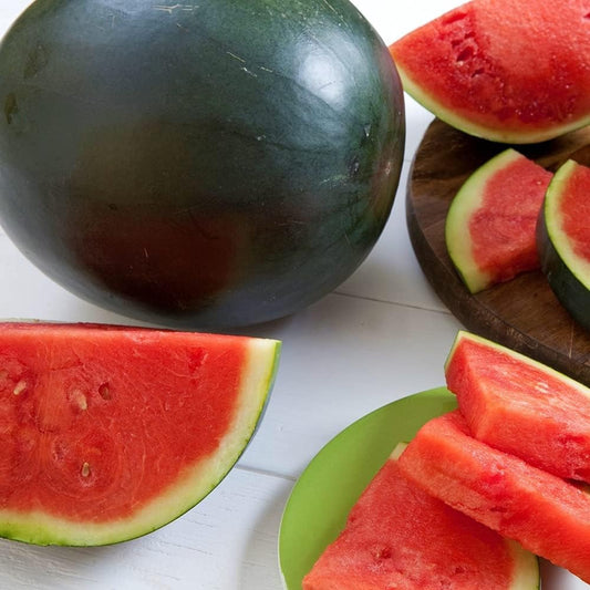 Black Diamond Watermelon Seeds – Heirloom, Non-GMO, Large Dark-Green Variety for Planting