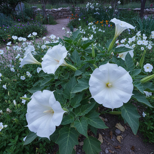 Sacred Datura Moon Flower – Lush Garden Flower Seeds