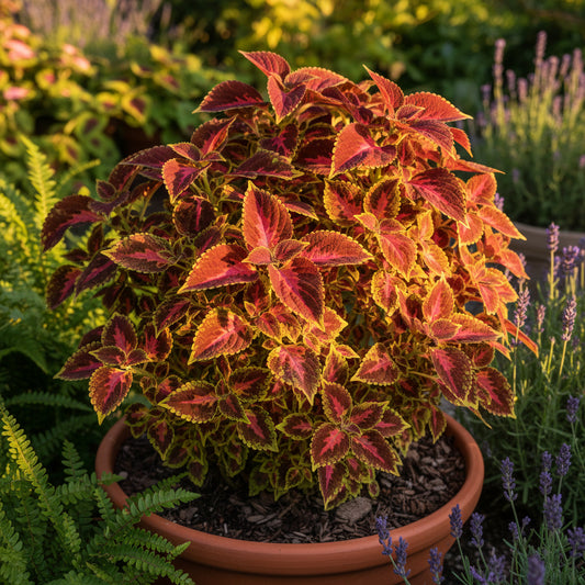 Coleus Rainbow Blend – Colorful Garden Flower Seeds