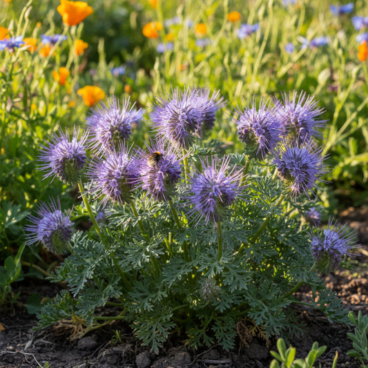 Lacy Phacelia Phacelia Tanacetifolia – Colorful Wildflower Garden Seeds