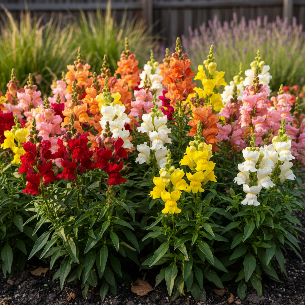 Tetra Mixed Snapdragon Antirrhinum – Colorful Wildflower Garden Seeds