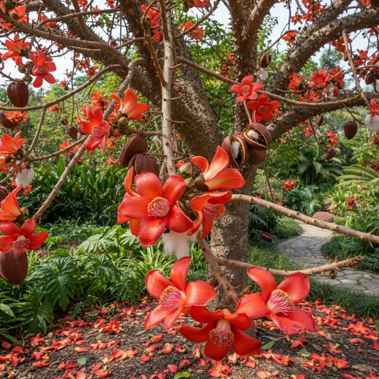 Red Silk Floss Bombax Ceiba – Flowering Tree Garden Seeds