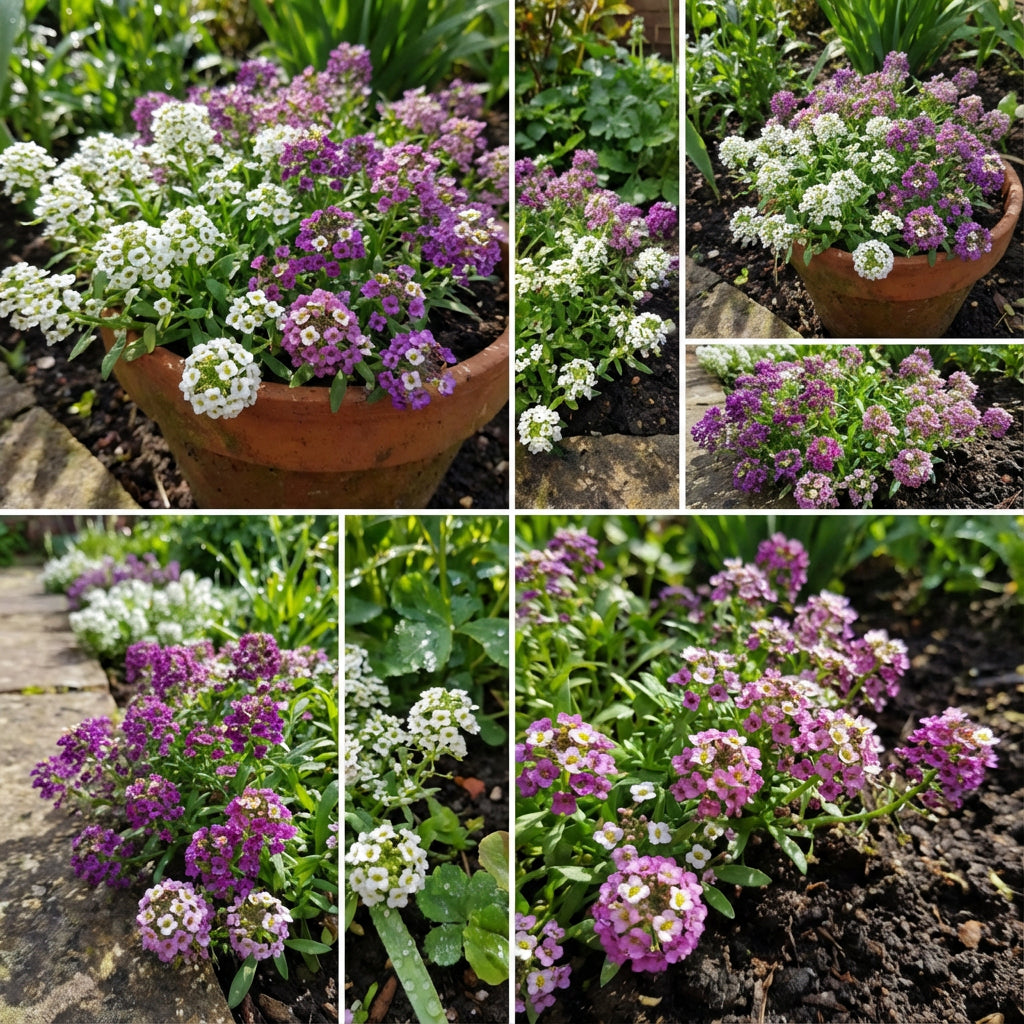 Alyssum Paletta Mix Lobularia Maritima – Colorful Garden Flower Seeds