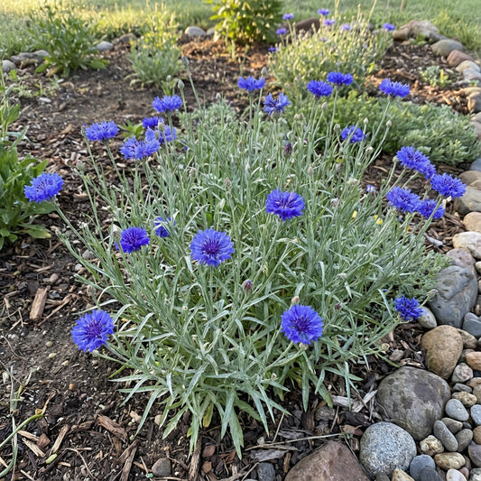 Cornflower Blue Dwarf Centaurea Cyanus – Hardy Garden Flower Seeds