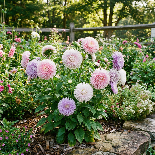 Powder Puff China Aster – Colorful Wildflower Garden Seeds