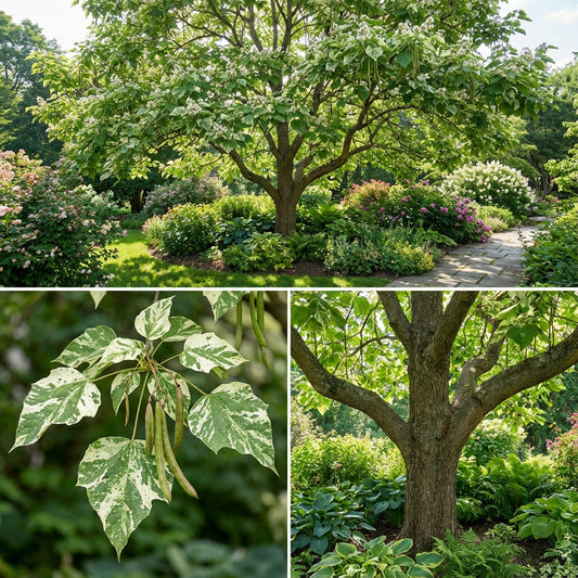 Variegated Southern Catalpa Catalpa Bignonioides – Ornamental Tree Seeds