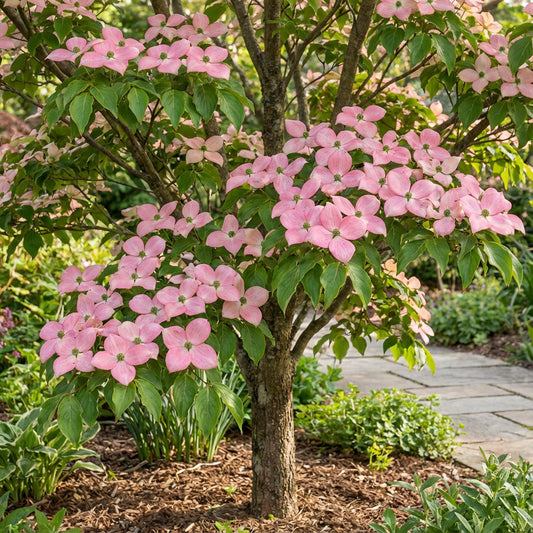 Satomi Kousa Dogwood Cornus Kousa – Pink Flowering Tree Seeds
