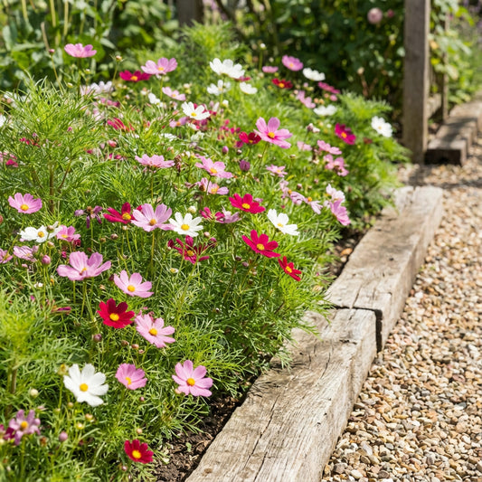Dwarf Mixed Cosmos – Colorful Wildflower Seeds