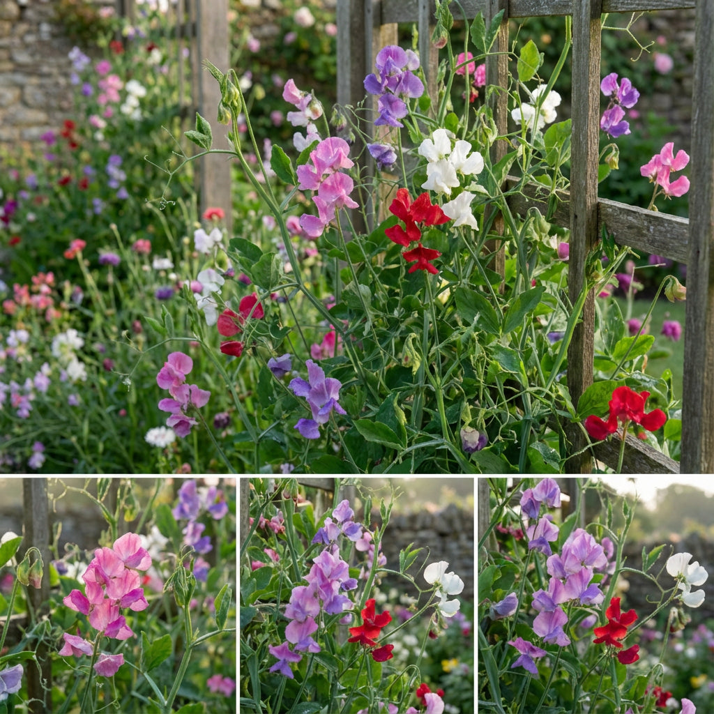 Early Multiflora Mixed Sweet Pea – Climbing Flower Seeds