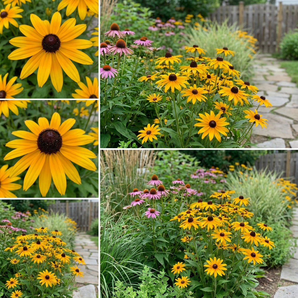 Black Eyed Susan Rudbeckia Hirta – Colorful Wildflower Garden Seeds