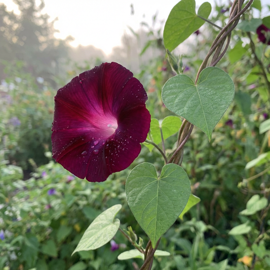 Blood Maroon Ipomoea – Garden Flower Seeds