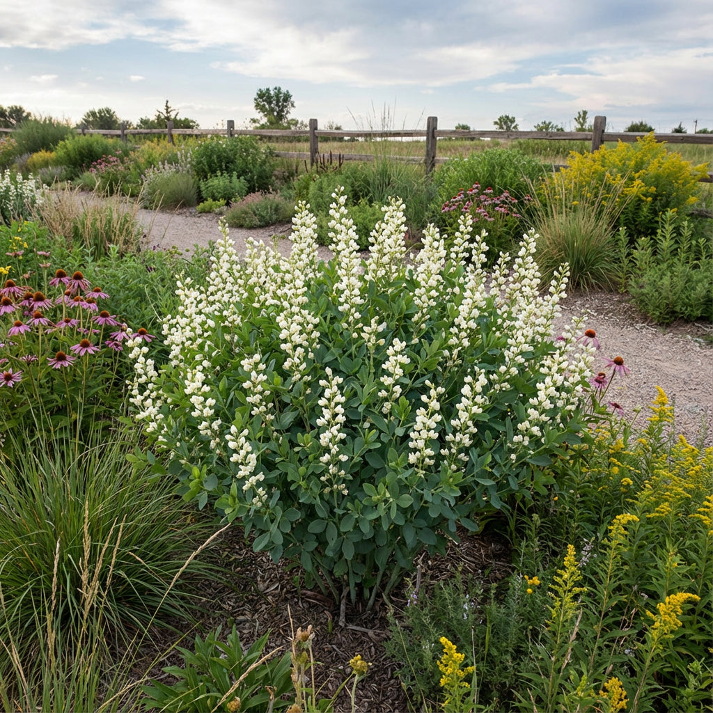 White Wild Indigo Baptisia Alba – Hardy Wildflower Garden Seeds