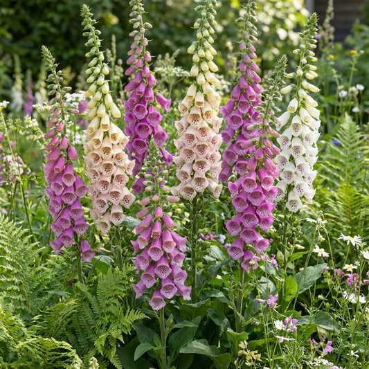 Mixed Foxglove Digitalis – Colorful Wildflower Garden Seeds