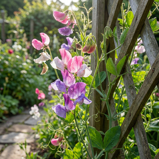 Early Multiflora Mixed Sweet Pea Lathyrus – Climbing Wildflower Garden Seeds
