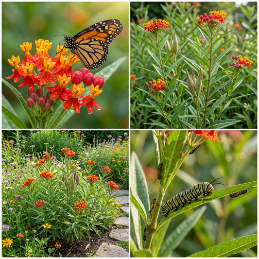 Blood Flower Asclepias Curassavica – Colorful Wildflower Garden Seeds