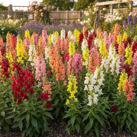 Tetra Mixed Snapdragon Antirrhinum – Colorful Wildflower Garden Seeds