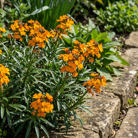 Wallflower Siberian Cheiranthus Allionii – Hardy Perennial Garden Flower Seeds