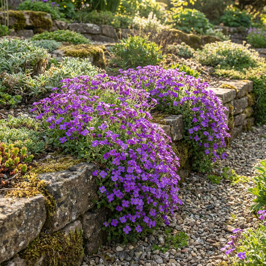 Rock Cress Purple Aubrieta Deltoidea – Groundcover Flower Seeds