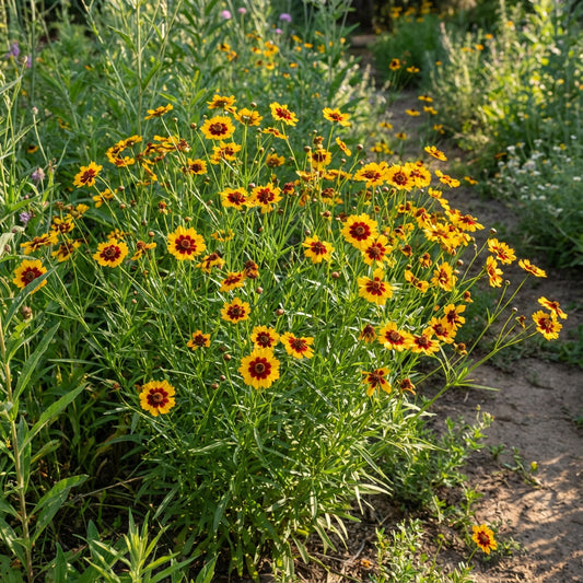 Coreopsis Plains Coreopsis Tinctoria – Bright Garden Flower Seeds