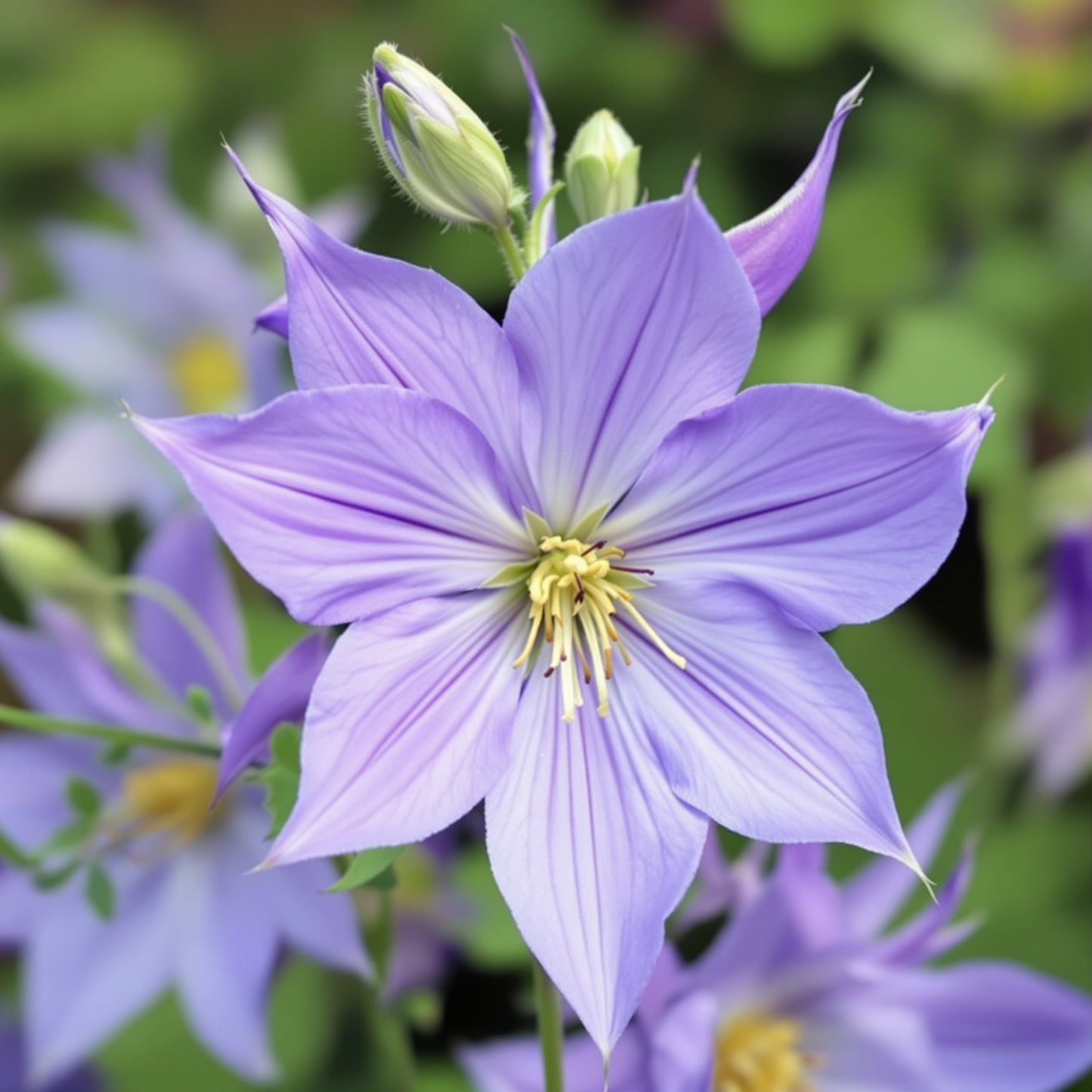 Blue Barlow Aquilegia – Perennial Flower Seeds