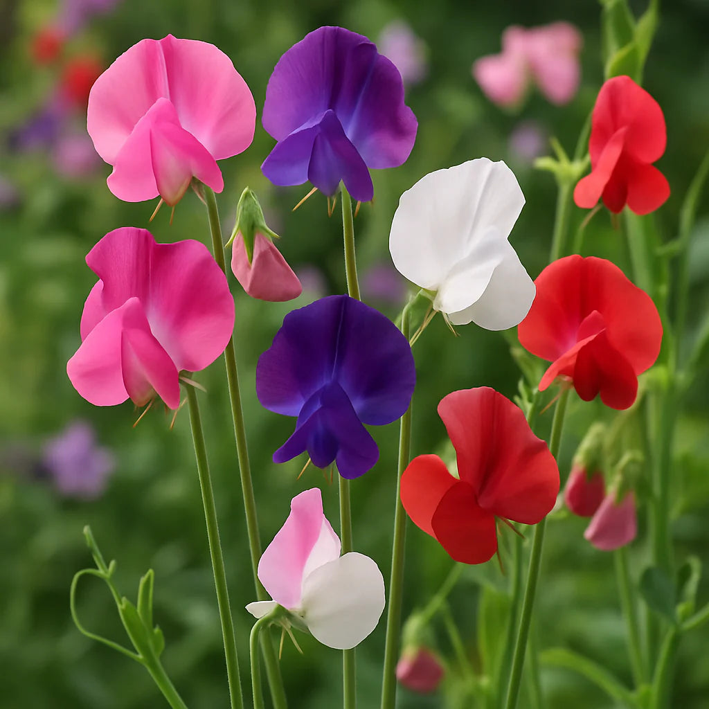 Mammoth Mixed Sweet Pea – Colorful Wildflower Garden Seeds