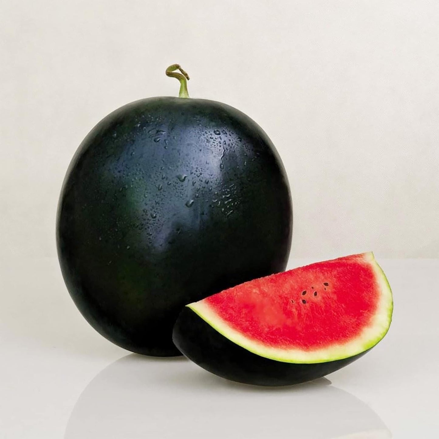 Densuke Watermelon Seeds for Planting – Black-Rind Japanese Variety, Heirloom, Non-GMO