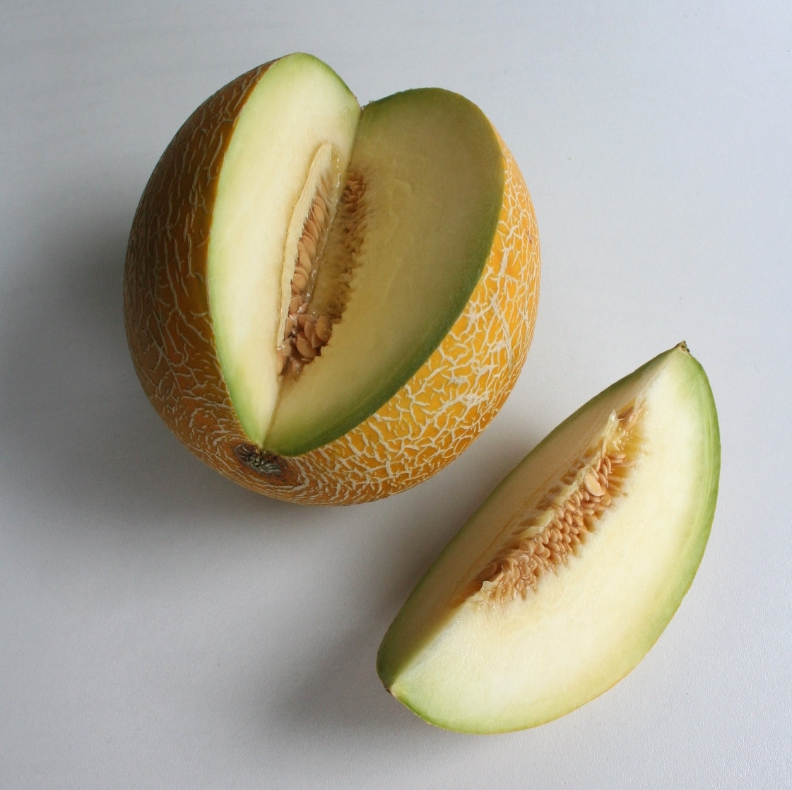 Galia Aromatic Net Melon Seeds for Planting – Heirloom, Non-GMO, Easy to Grow, Annual Fruit Variety