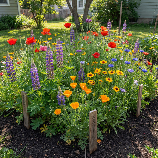 Wildflower Mix – Colorful Garden Flower Seeds Bulk Packet