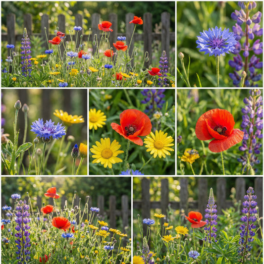 Wildflower Mix – Colorful Garden Flower Seeds Bulk Packet