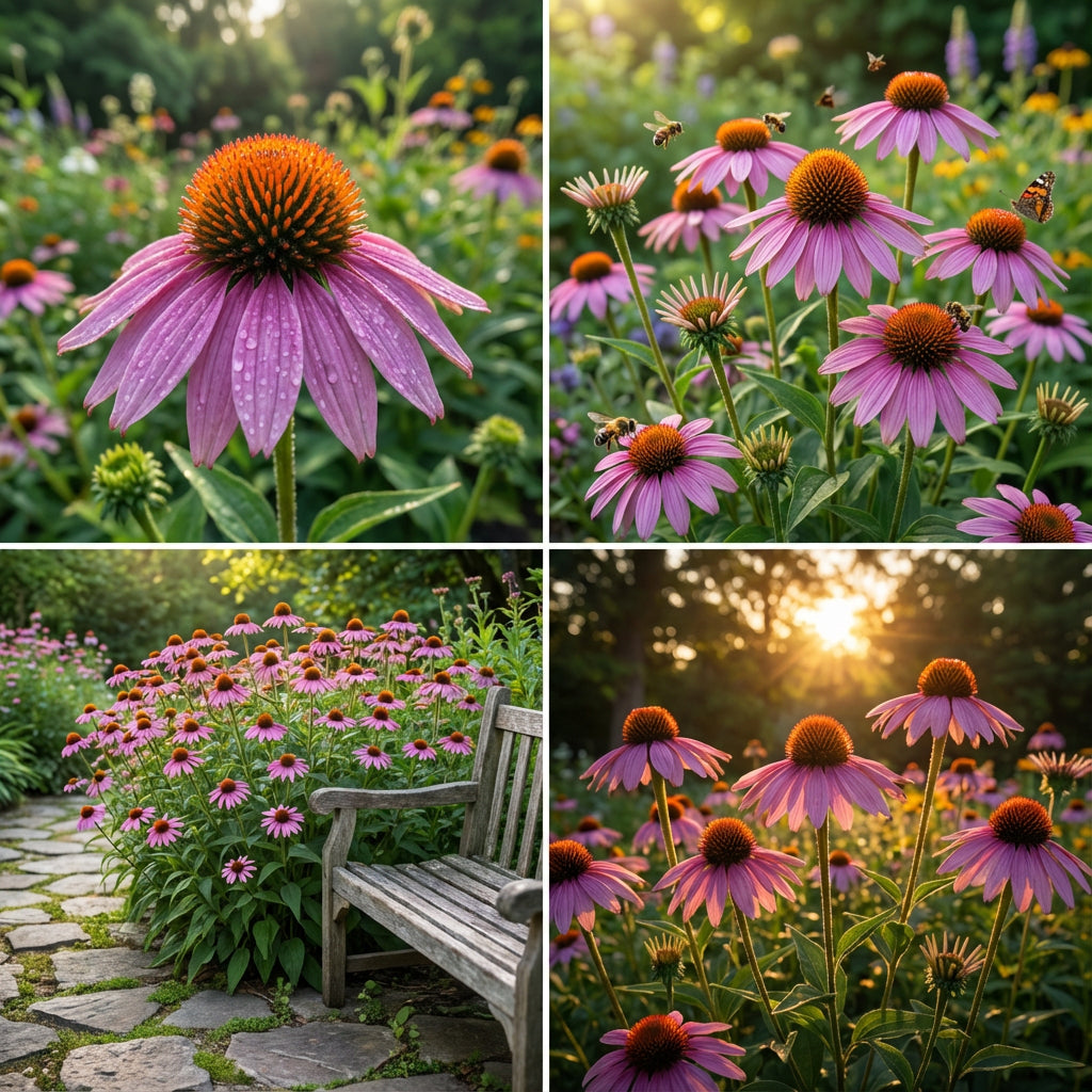 Purple Coneflower Echinacea – Perennial Wildflower Pollinator Seeds