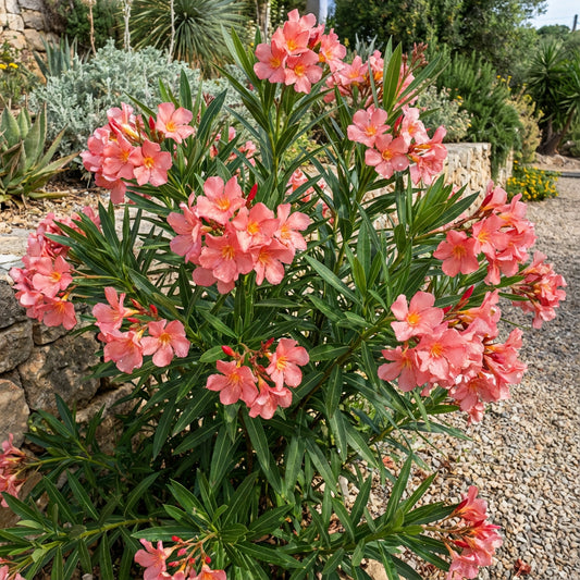 Oleander Nerium – Salmon Pink Flowering Shrub Seeds