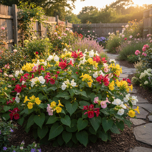 Mixed Four O’Clock Mirabilis Jalapa – Colorful Garden Flower Seeds