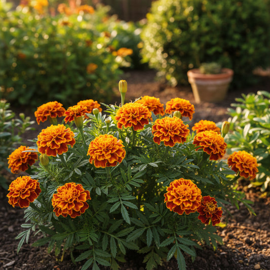 Sparky Mix French Marigold – Colorful Wildflower Garden Seeds