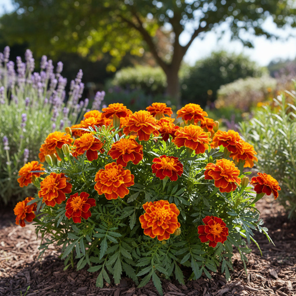 Sparky Mix French Marigold – Colorful Wildflower Garden Seeds