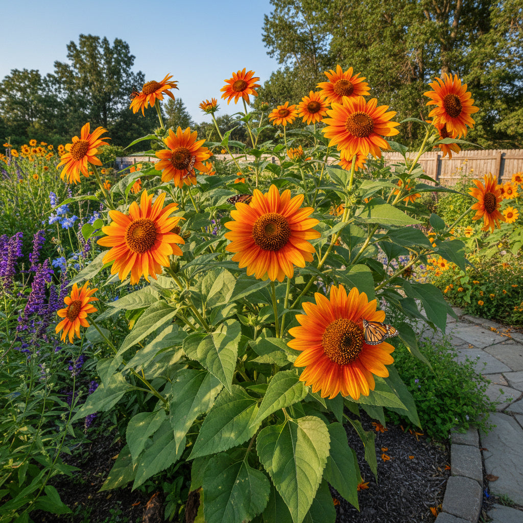 Mexican Sunflower Tithonia Rotundifolia – Colorful Wildflower Garden Seeds