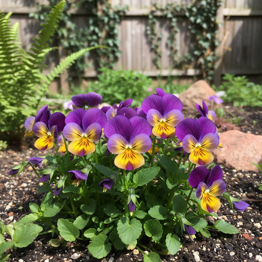 Helen Mount Johnny Jump Up Viola – Colorful Garden Flower Seeds