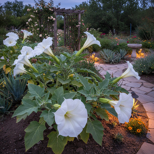 Sacred Datura Moon Flower – Lush Garden Flower Seeds