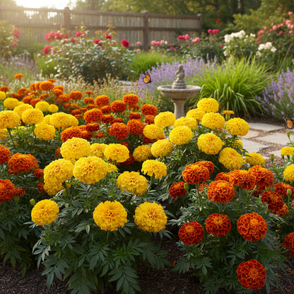 Crackerjack African Marigold – Colorful Wildflower Garden Seeds