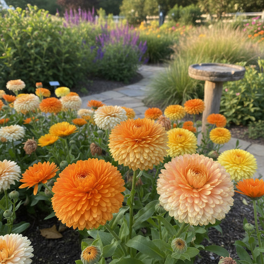 Pacific Beauty Mixed Calendula – Colorful Wildflower Garden Seeds