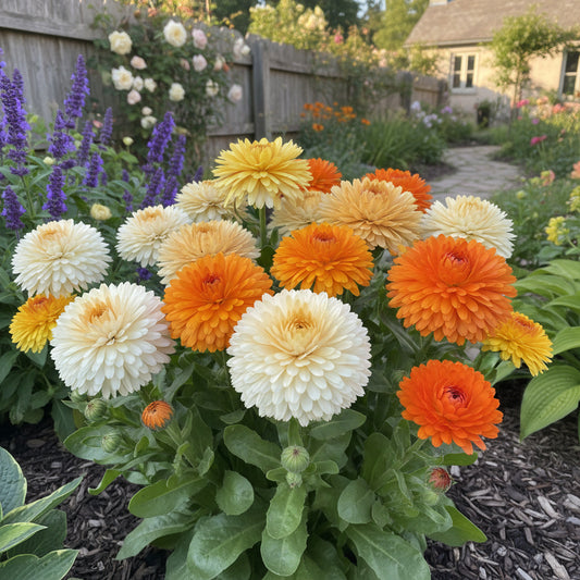 Pacific Beauty Mixed Calendula – Colorful Wildflower Garden Seeds