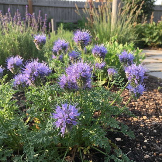 Lacy Phacelia Phacelia Tanacetifolia – Colorful Wildflower Garden Seeds