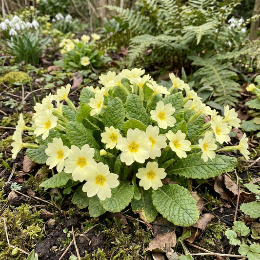 Primrose English Accord Yellow Primula Vulgaris – Perennial Garden Flower Seeds