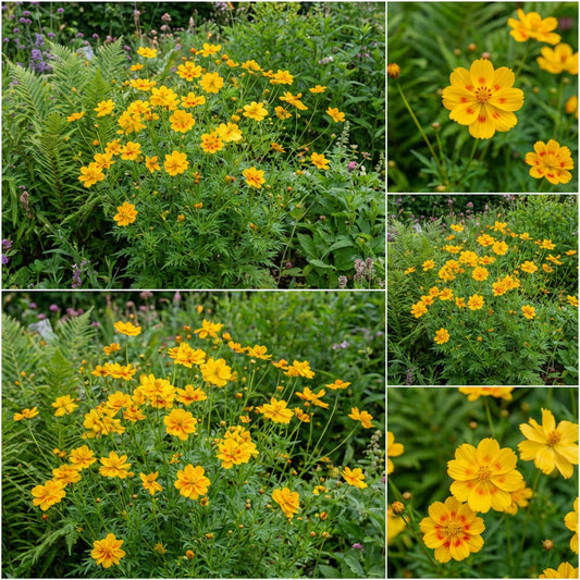 Cosmos Sulphur Ladybird Gold Cosmos Sulphureus – Dwarf Garden Flower Seeds