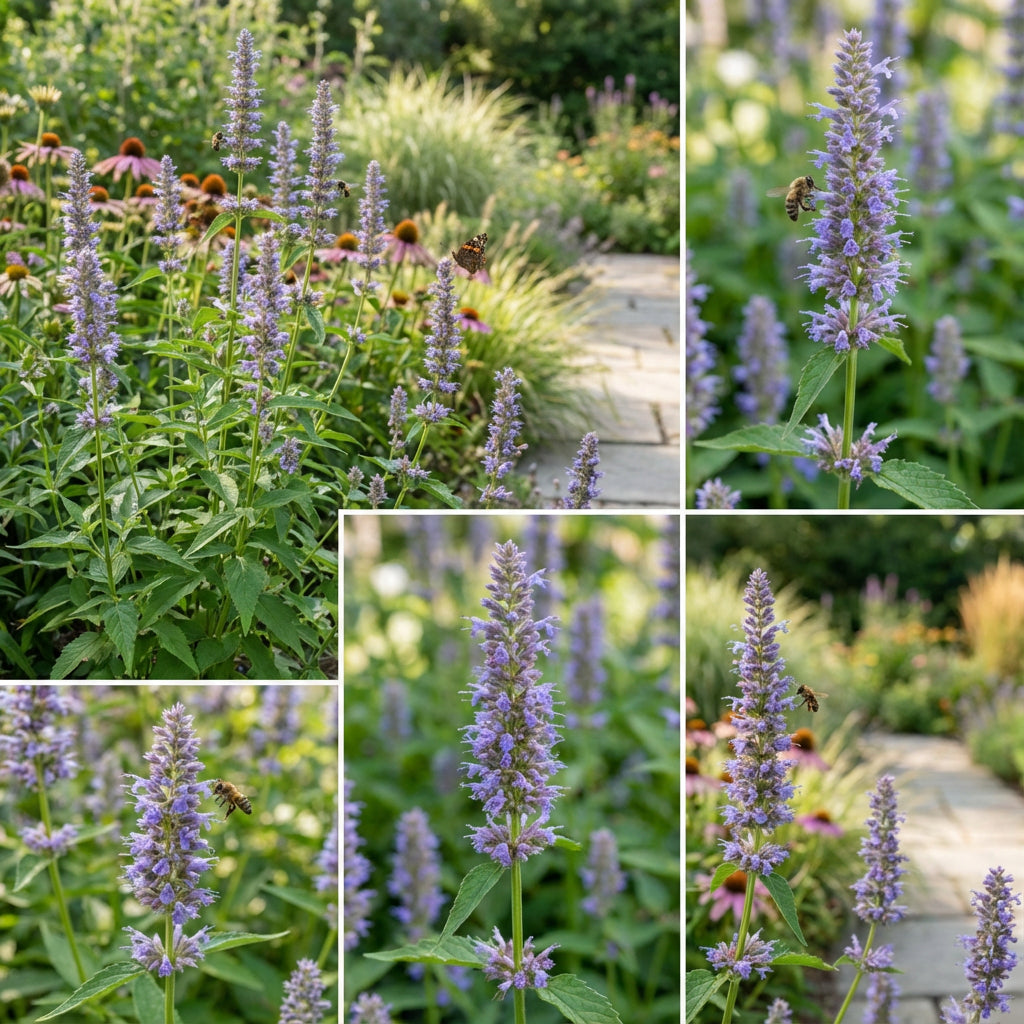 Agastache Giant Hyssop Lavender Blue Agastache Mexicana – Fragrant Garden Flower Seeds