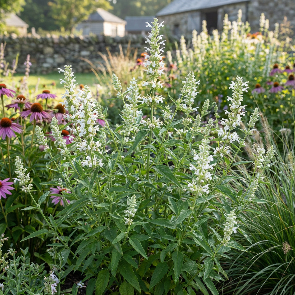 Agastache Giant Hyssop White Agastache Mexicana – Perennial Garden Flower Seeds