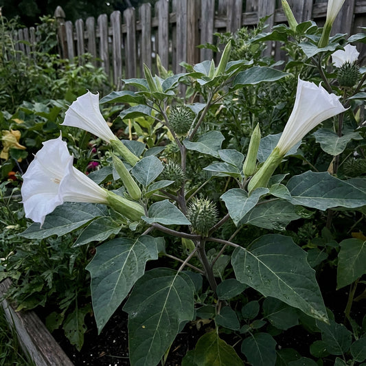 Moonflower Datura – Fragrant White Night-Blooming Flower Seeds