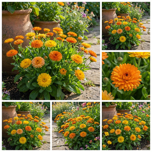 Fiesta Gitana Mixed Calendula – Colorful Wildflower Garden Seeds