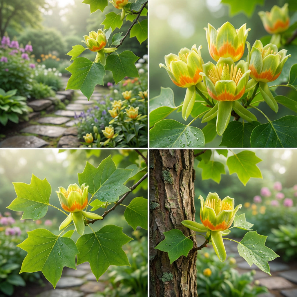 Tulip Tree Liriodendron Tulipifera – Cold Hardy Flowering  Tree Seeds
