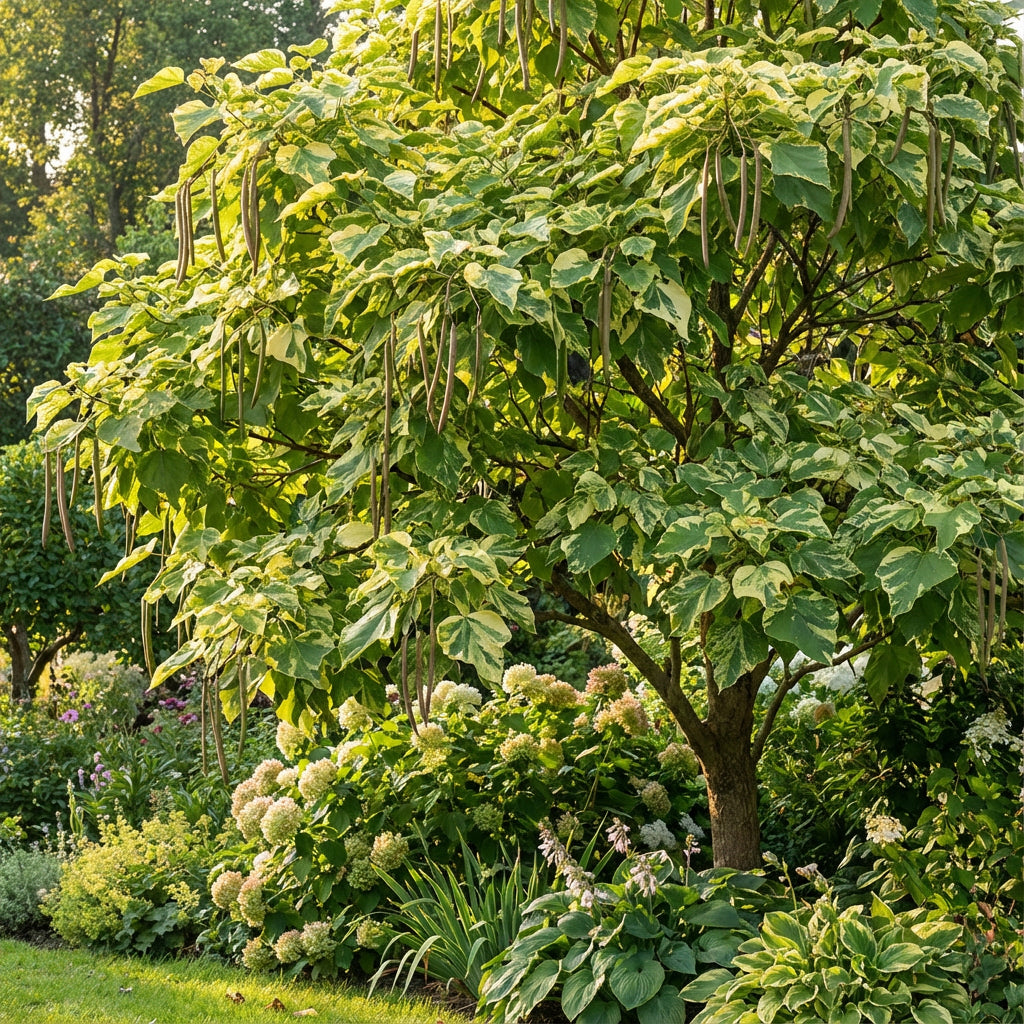 Variegated Southern Catalpa Catalpa Bignonioides – Ornamental Tree Seeds