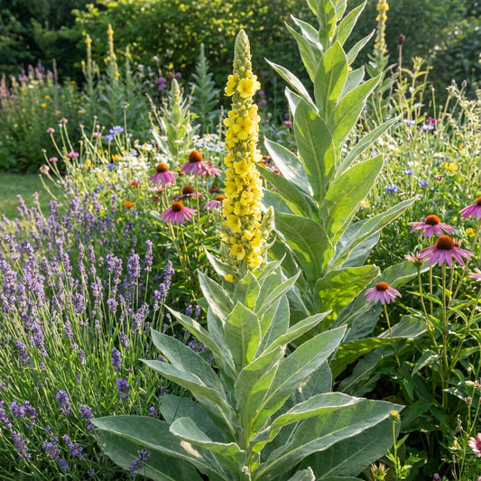 Great Mullein Verbascum Thapsus – Tall Perennial Flower Seeds